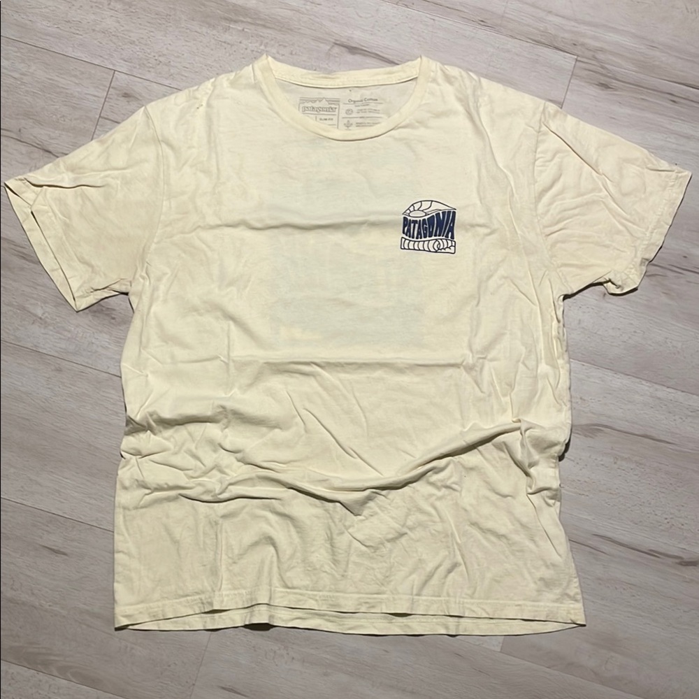 Patagonia Cream Short Sleeve Tee